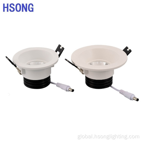 White Recessed Downlights Wholesale bridgelux chips can light Supplier